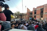 تجمع معترضان عراقی مقابل سفارت سوئد در بغداد