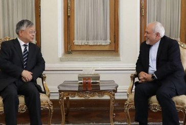 ظريف يستقبل السفير الصيني في نهاية مهمته بطهران
