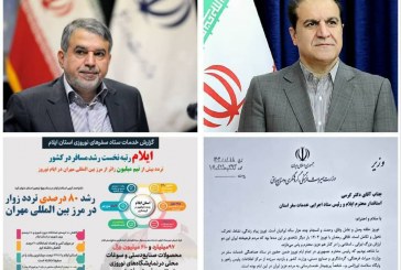 وزیر میراث فرهنگی و گردشگری از استاندار ایلام تقدیر کرد