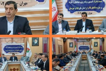 نشست کمیسیون مبارزه با قاچاق کالا و ارز  استان‌های ایلام و خوزستان