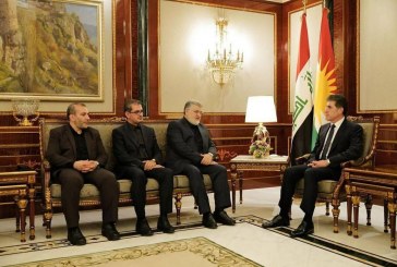 دیدار استانداران آذربایجان‌غربی، كردستان و كرمانشاه  با رئيس اقليم كردستان عراق