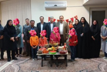 حضور استاندار ایلام در شیرخوارگاه حضرت علی اصغر (ع)