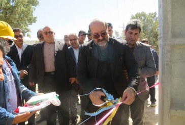 کلنگ‌زنی و افتتاح ۲۶ طرح و پروژه هفته دولت در شهرستان ایوان