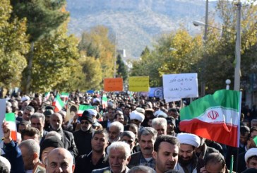 راهپیمایی مردم ایلام علیه آشوبگران