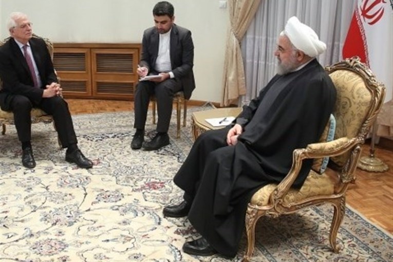 جوزف بورل در دیدار با روحانی