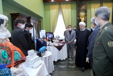 رئيس الجمهورية: قدرات المفكرين الشباب الإيرانيين في مكافحة “كورونا” مدعاة للفخر