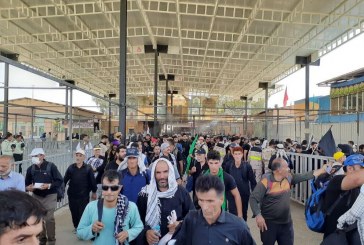 تردد بیشمار زائران در مرز مهران