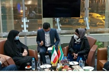 استقبال نماینده ایلام از رئیس مجلس آفریقای جنوبی